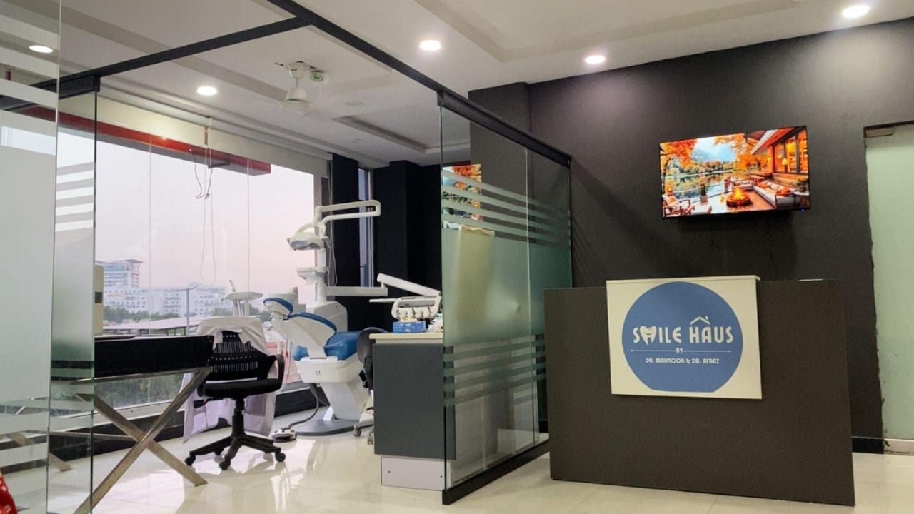 Patient on dental chair at Smile Haus Dentistry